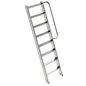 Escales fixes accés i treball (altell) - 10600 - Escala de treball i accés 68° amb passamà EN 131.1-2